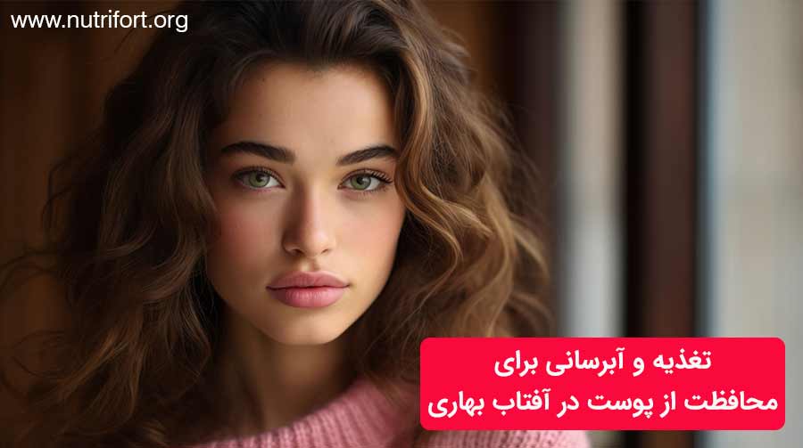 تغذیه و آبرسانی برای محافظت از پوست در آفتاب بهاری